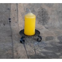 stumpenkerzenständer - Schwarzer Votivkerzenständer Vintage Kerzenhalter Rustikales Dekor von Organiccloth