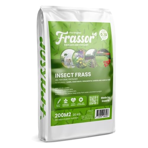 Frassor Insektenkot - 20 Kg - Für 200 M - Natürlicher Bodenaktivator Und Dünger - Reich An Nährstoffen Frassor Insektenkot - 20 Kg - Für 200 M - Natürlicher Bodenaktivator Und Dünger - Reich An Nährstoffen von Organifer
