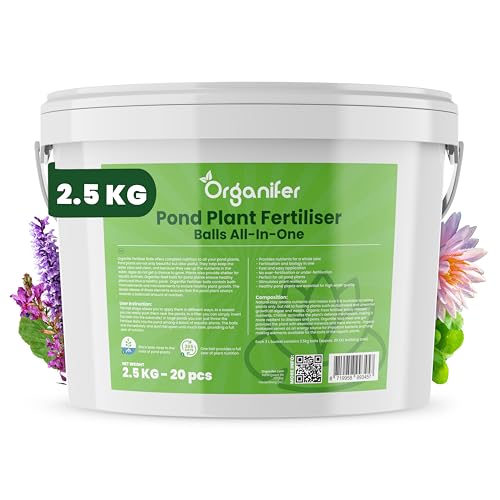 Teichbälle Mit Pflanzennährstoffen - Langzeitdünger Für Teichpflanzen - 20 Stück - Fördert Gesundes Wachstum Und Klare Gewässer - Organifer von Organifer