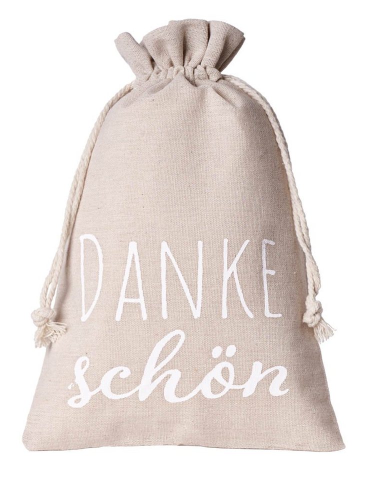 Organzabeutel24 Geschenkbox 2 Geschenkbeutel, Leinensäckchen mit Gruß - Danke schön -, lebensmittelgeeignet Organzabeutel24 Geschenkbox 2 Geschenkbeutel, Leinensäckchen mit Gruß - Danke schön -, lebensmittelgeeignet von Organzabeutel24