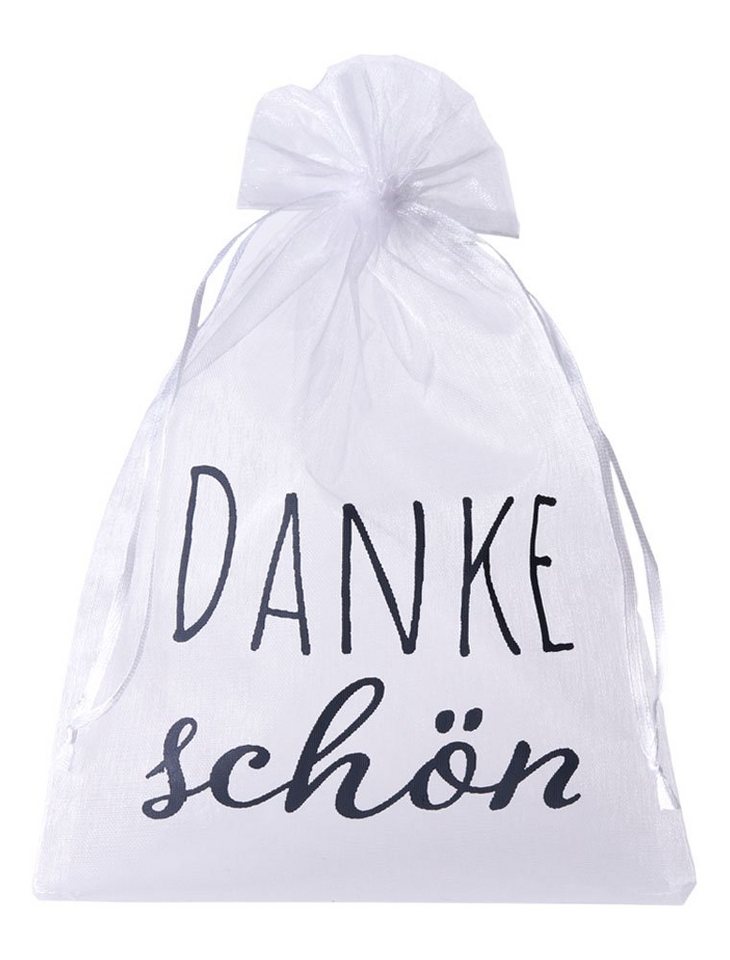 Organzabeutel24 Geschenkbox 5 transparente Geschenkbeutel mit Text - Danke schön -, Organzabeutel mit Kordel Organzabeutel24 Geschenkbox 5 transparente Geschenkbeutel mit Text - Danke schön -, Organzabeutel mit Kordel von Organzabeutel24