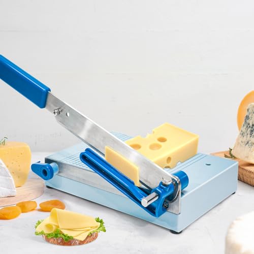 Orgthin Mehrzweck-Käseschneider mit Brett, einstellbarer Dickenschneider für Blockkäse, Küchenhobel für Butter, Würstchen, Karotten, Gurken, Gemüse, Obst von Orgthin