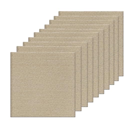 Orgthin Selbstklebende Teppichfliesen, 30x30 cm Quadrat Teppichboden, Selbstliegend Teppich Fliesen, Weiche Polsterteppichboden, 10 Fliesen pro Box / 0,9 m² Orgthin Selbstklebende Teppichfliesen, 30x30 cm Quadrat Teppichboden, Selbstliegend Teppich Fliesen, Weiche Polsterteppichboden, 10 Fliesen pro Box / 0,9 m² von Orgthin