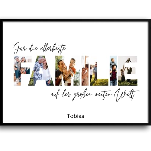 Familie Geschenk |Foto Geschenk |Fotoalbum| personalisierbar| Weihnachtsgeschenkideen, Für Familie, Familien Geschenk, Hochwertiges Premium-Fotopapier, personalisierte Geschenke, Eigenes Foto von Oriamo