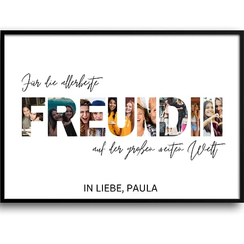 Freundin Geschenk |Foto Geschenk|Fotoalbum| personalisierbar| Weihnachtsgeschenkideen, Familien Geschenk, persönliches Geschenk, Hochwertiges Premium-Fotopapier 350 g/m2, Fotogeschenke, Eigenes Foto von Oriamo