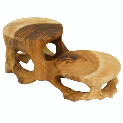 Oriental Galerie 2er Naturbelassener Wurzel Teakholzhocker Hocker Blumenhocker Holzhocker ca. 32cm lang Kunst Natur Holz Teakholz Unikat Oriental Galerie 2er Naturbelassener Wurzel Teakholzhocker Hocker Blumenhocker Holzhocker ca. 32cm lang Kunst Natur Holz Teakholz Unikat von Oriental Galerie