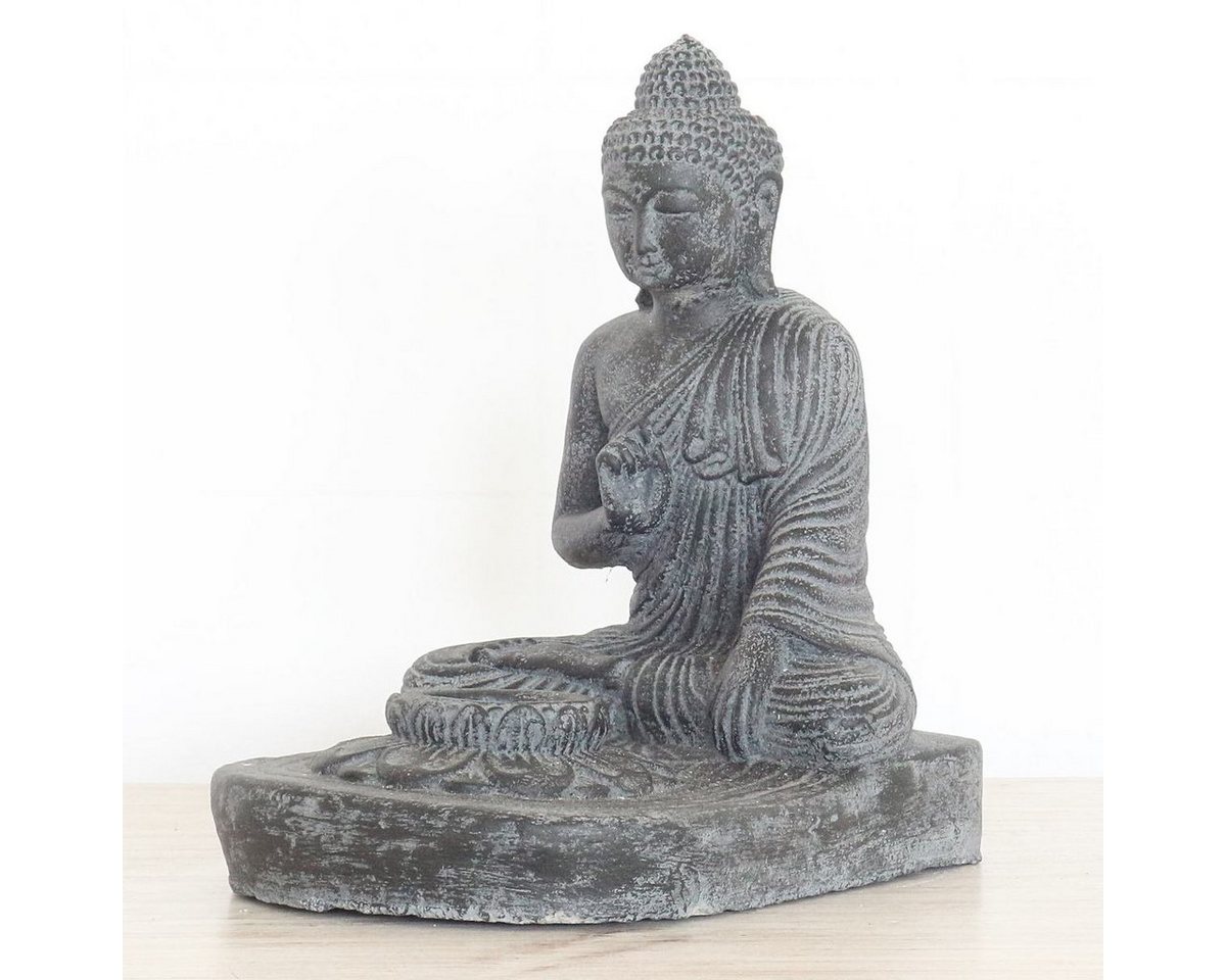 Oriental Galerie Dekofigur Buddha Figur Kerzen Teelichthalter 27 cm (1 St) von Oriental Galerie