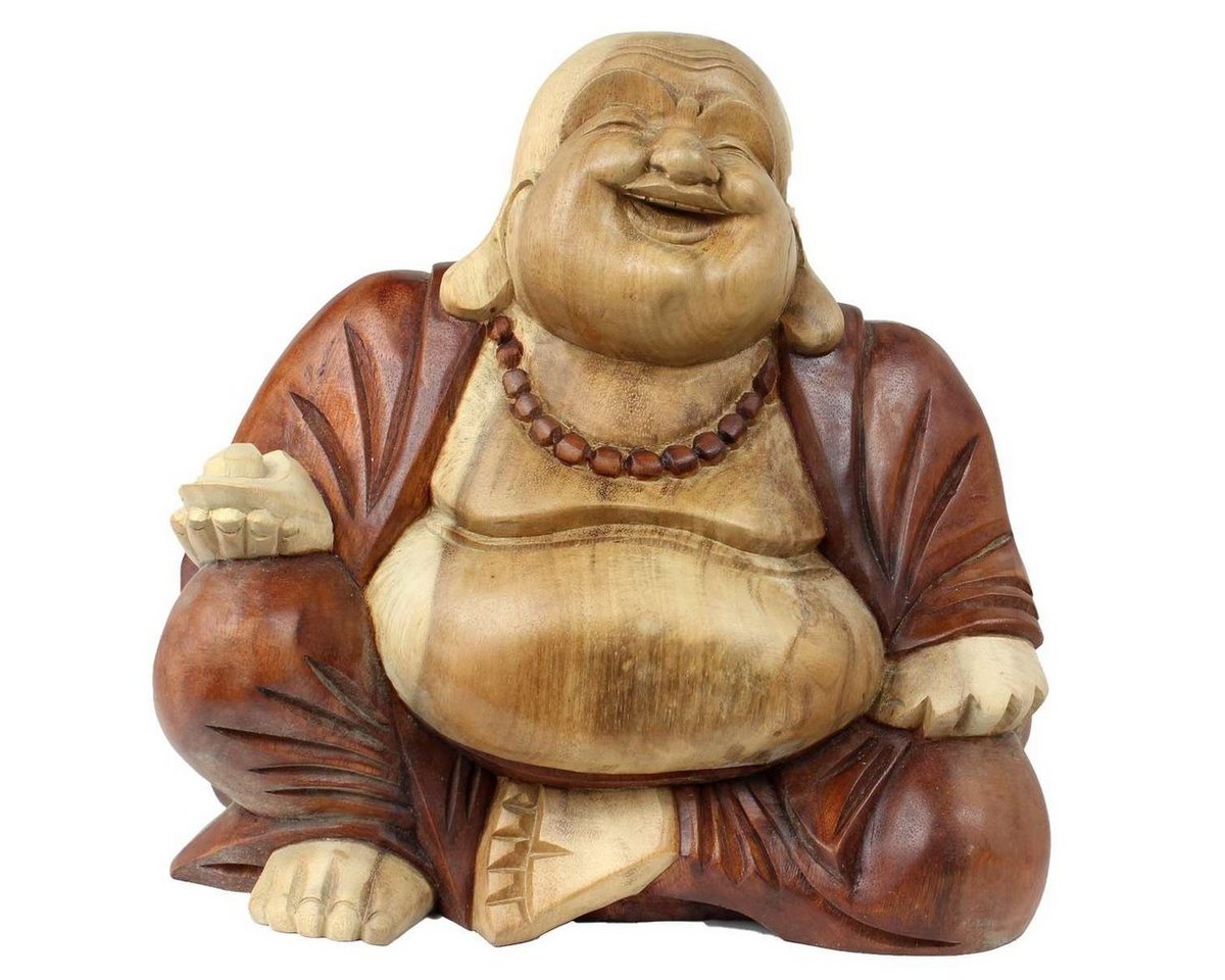 Oriental Galerie Dekofigur Figur Sitzender Happy Buddha 31 cm (1 St) von Oriental Galerie