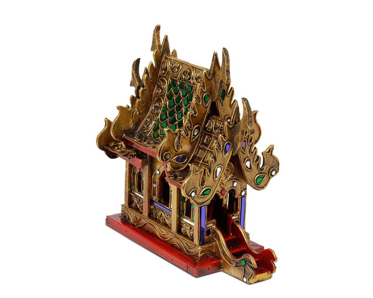 Oriental Galerie Dekofigur Geisterhaus Deko Spirituell Gold Groß (1 St) von Oriental Galerie