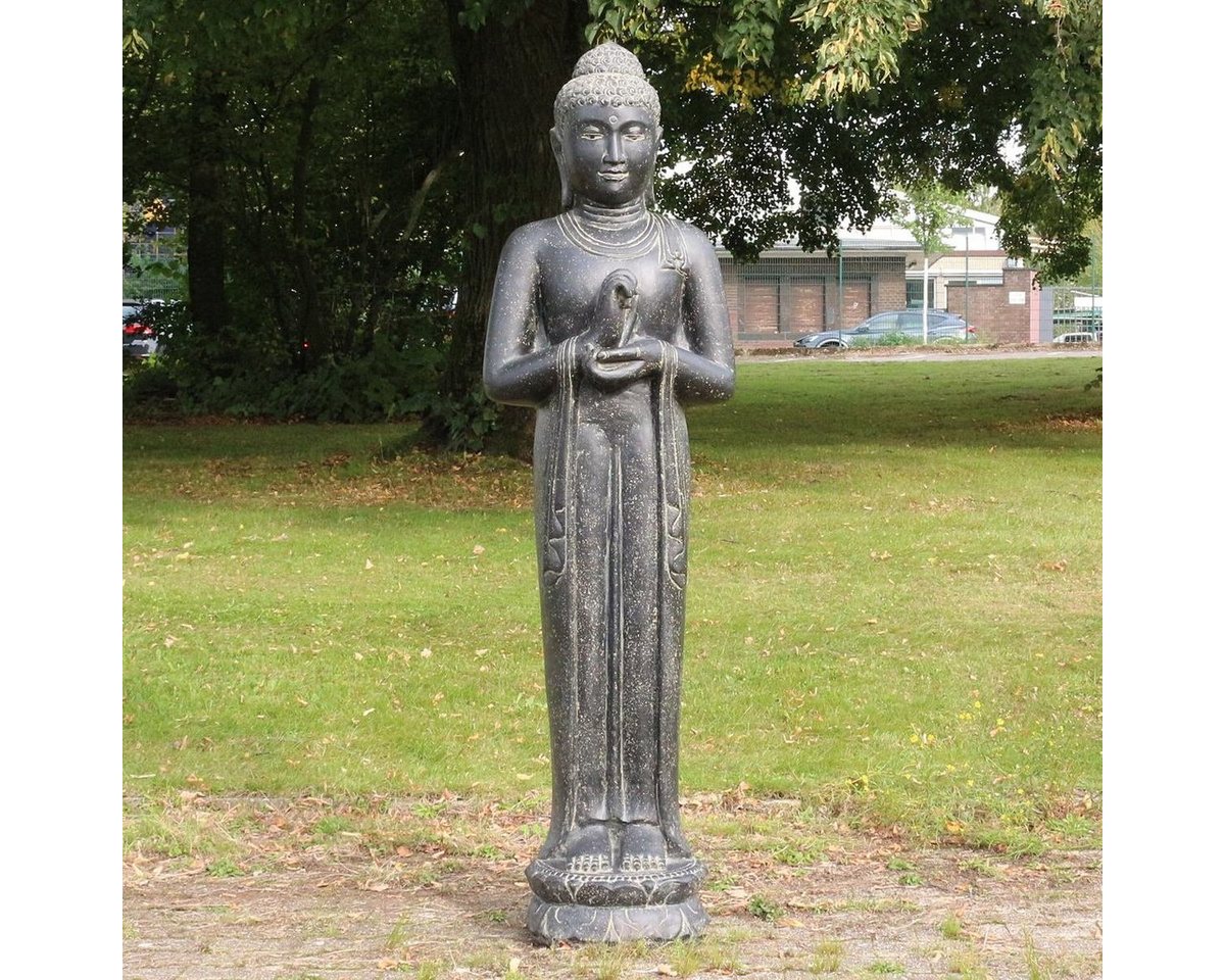 Oriental Galerie Dekofigur XXL Lebensgroße Buddha Garten Steinfigur Chakra 190 cm (1 St) von Oriental Galerie
