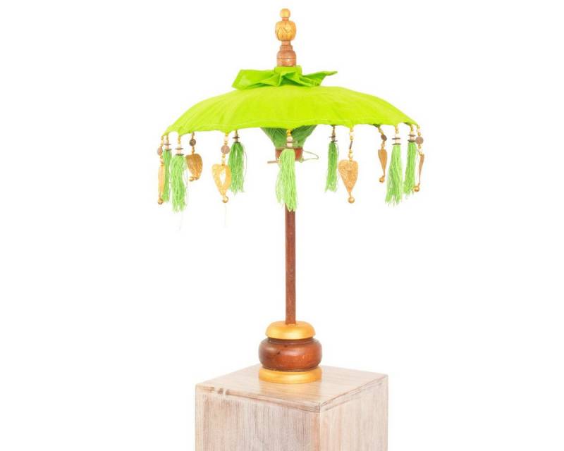 Oriental Galerie Sonnenschirm Kleiner Tischschirm aus Indonesien Grün Gold Oriental Galerie Sonnenschirm Kleiner Tischschirm aus Indonesien Grün Gold von Oriental Galerie