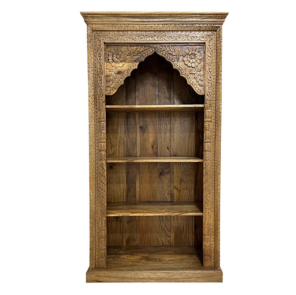 Oriental Galerie Standregal Natur Regal Schrank Himal Indien 190 cm von Oriental Galerie