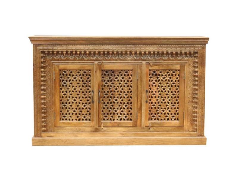 Oriental Galerie Unterschrank Indien Sideboard Santosh Natur 165 cm Anrichte Esszimmer, Kommode Flur, Schuhschrank Oriental Galerie Unterschrank Indien Sideboard Santosh Natur 165 cm Anrichte Esszimmer, Kommode Flur, Schuhschrank von Oriental Galerie