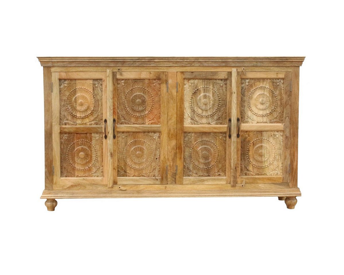 Oriental Galerie Unterschrank Natur Sideboard Konsole Desna Indien 180 cm Indien Handarbeit von Oriental Galerie