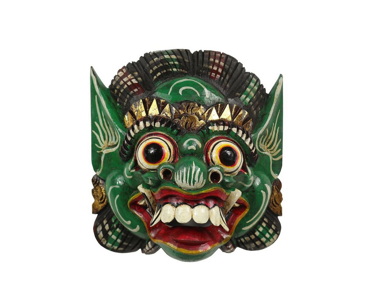 Oriental Galerie Wandbild Barongmaske Nr.3 – Grün, Barong, Löwe (1 St) von Oriental Galerie