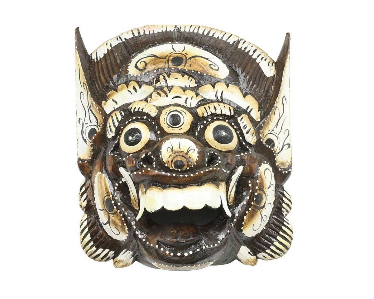 Oriental Galerie Wandbild Barongmaske Nr.7 – Braun Weiß, Barong, Löwe (1 St) von Oriental Galerie