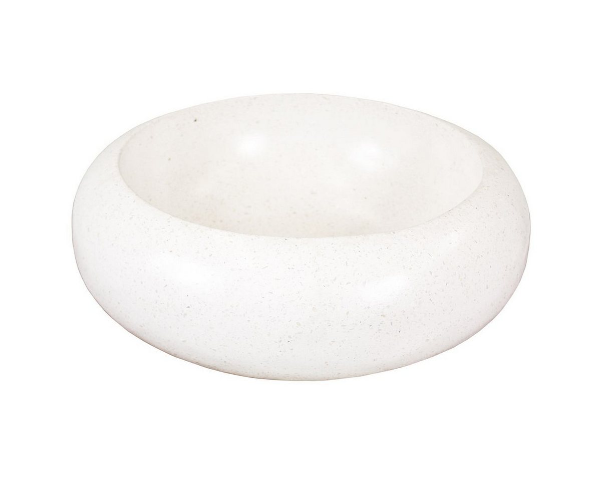 Oriental Galerie Waschbecken Waschbecken Terrazzo Creme Donut 40 cm (1-St) von Oriental Galerie