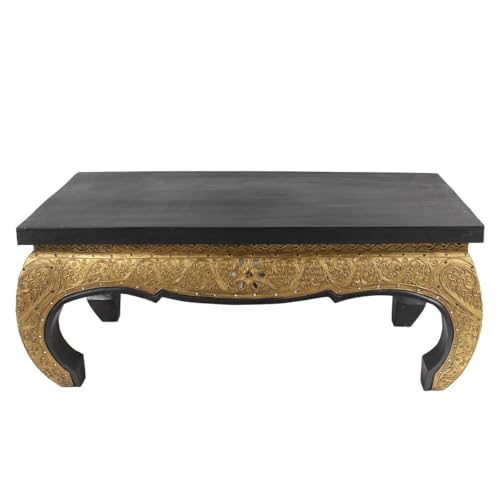 Oriental Galerie Wohnzimmertisch Couchtisch Opiumtisch Spiegelstein Verzierung Shabby Antik Look Vintage Retro Used 1m x 50cm Holz Schwarz Gold Antik Asien Thailand Oriental Galerie Wohnzimmertisch Couchtisch Opiumtisch Spiegelstein Verzierung Shabby Antik Look Vintage Retro Used 1m x 50cm Holz Schwarz Gold Antik Asien Thailand von Oriental Galerie