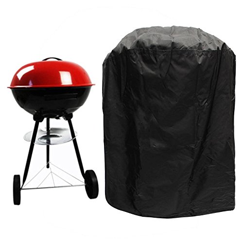 Grill Abdeckhaube, Grillabdeckung Kugelgrill, Wasserdichtes BBQ Cover Schutzhülle, Wind Und UV-Schutz Schutzhülle Gasgrill Cover 80 * 57 cm von Oriental riverkit