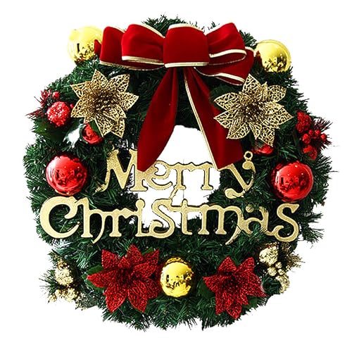 Weihnachtskranz 30cm, Weihnachtskranz Künstlicher Türkranz, Weihnachten Adventskranz, Weihnachten Kränze für Tür und Tischdekoration Weihnachtskranz 30cm, Weihnachtskranz Künstlicher Türkranz, Weihnachten Adventskranz, Weihnachten Kränze für Tür und Tischdekoration von Oriental riverkit