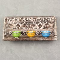 Wandregal Wandbrett Küchenregal Hängeregal Vintage Landhaus Shabby Chic Regal Panel Beidseitig Verwendbar 60 cm Breit Braun Wandregal Wandbrett Küchenregal Hängeregal Vintage Landhaus Shabby Chic Regal Panel Beidseitig Verwendbar 60 cm Breit Braun von OrientalGalerie