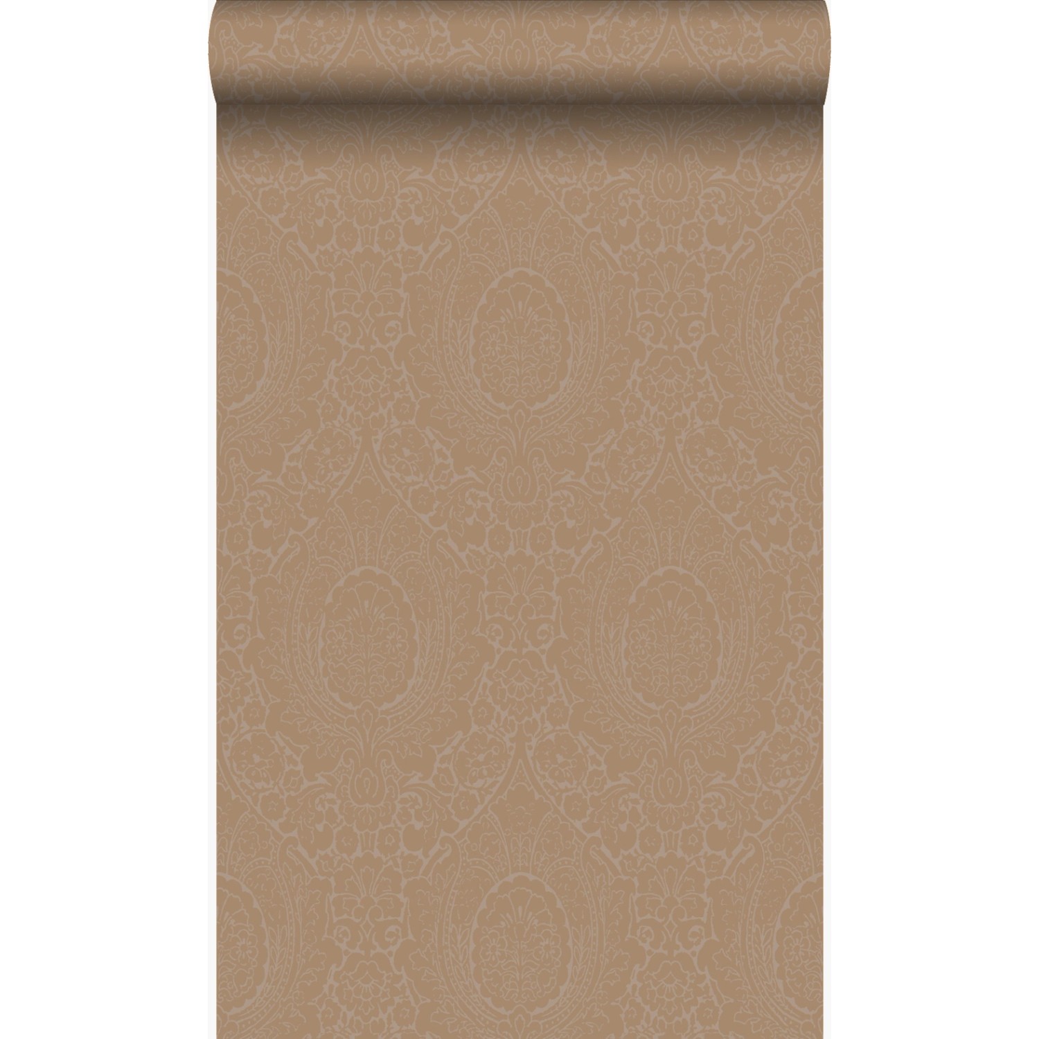 Origin Wallcoverings Tapete Ornamente Taupe und Bronze 53 cm x 10,05 m 345429 von Origin-luxury wallcoverings