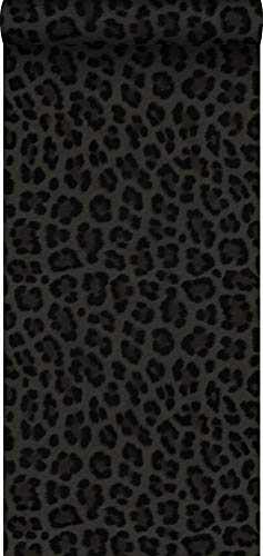 Tapete Leopardenmuster Dunkelgrau und Schwarz - 347803 - von Origin - luxury wallcoverings von Origin - luxury wallcoverings