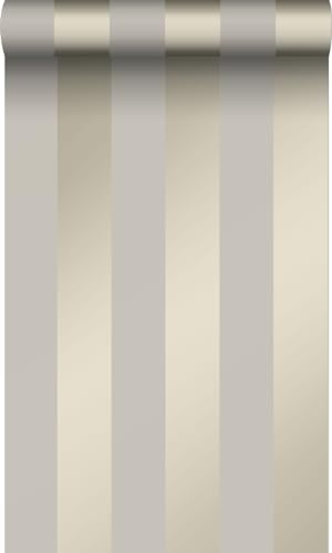 Origin Tapete Streifen Taupe 53 cm x 10.05 m von Origin
