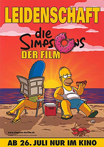 Die Simpsons - Der Film: Leidenschaft (2007) | original Filmplakat, Poster [Din A1, 59 x 84 cm] von Original Filmposter