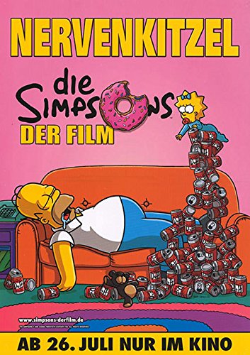 Die Simpsons - Der Film: Nervenkitzel (2007) | original Filmplakat, Poster [Din A1, 59 x 84 cm] von Original Filmposter