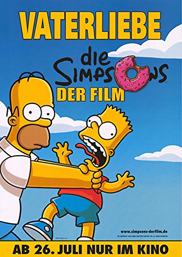 Die Simpsons - Der Film: Vaterliebe (2007) | original Filmplakat, Poster [Din A1, 59 x 84 cm] von Original Filmposter