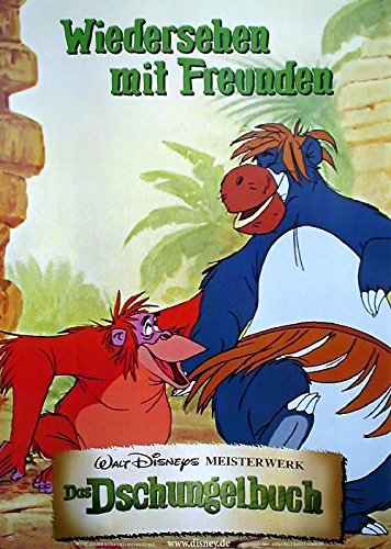 Dschungelbuch: Teaser King Loui, Balu (WA 2000) | original Filmplakat, Poster [Din A1, 59 x 84 cm] von Original Filmposter