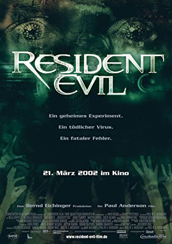 Resident Evil (2002) | original Filmplakat, Poster [Din A1, 59 x 84 cm] von Original Filmposter