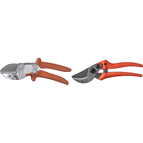 Original LÖWE 1 Profi Amboss Gartenschere 1.107 mit ergonomischer Griffform & 15 Amboss Gartenschere 15.107 mit Bypass Geometrie für kleinere bis mittlere Hände Original LÖWE 1 Profi Amboss Gartenschere 1.107 mit ergonomischer Griffform & 15 Amboss Gartenschere 15.107 mit Bypass Geometrie für kleinere bis mittlere Hände von Original LÖWE