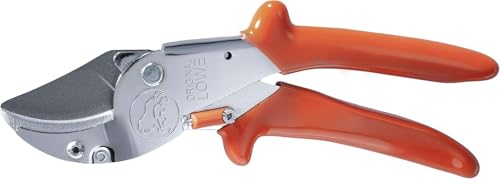 Original LÖWE 10 Profi Amboss Gartenschere 10.107 mit Bypass Geometrie - innovative scharfe Schere mit ergonomischen Griffen und Antihaftbeschichtung an Stahl-Klinge für Schneidarbeiten im Obstbau Original LÖWE 10 Profi Amboss Gartenschere 10.107 mit Bypass Geometrie - innovative scharfe Schere mit ergonomischen Griffen und Antihaftbeschichtung an Stahl-Klinge für Schneidarbeiten im Obstbau von Original LÖWE