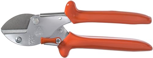 Original LÖWE 5 Profi Amboss Gartenschere 5.104 mit rostfreier und antihaftbeschichteter Stahlklinge - handliche und kleine Ambossschere ideal zum Schneiden von Obstbaum Apfelbaum Kirschbaum, 5104 von Original LÖWE