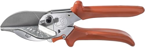 Original LÖWE Gehrungsschere 3.104/HÜ mit Hebelübersetzung und 45 Grad Anschlägen zur Anwendung in Industrie und Handwerk - für harte und flache Materialien wie Kunststoff Gummi Holz PVC Leder, Metall von Original LÖWE