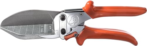 Original LÖWE Profi Leistenschere 3.306/HÜ mit Hebelübersetzung 90 Grad Anschlägen und extra langer Klinge - zum präzisen Schneiden an hartem und flachem Kunststoff, PVC, Holz Metall von Original LÖWE