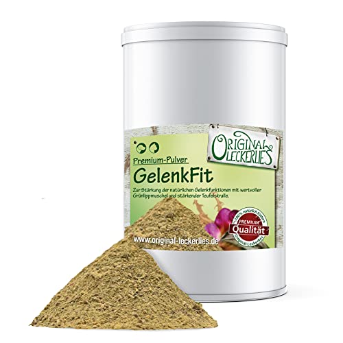 Original-Leckerlies: GelenkFit – Pulver I natürliche Unterstützung der Gelenke und des Bindegewebes I 100% Natur I für mehr Bewegungsfreude (100 g) von Original-Leckerlies