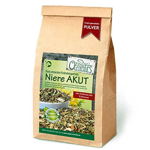 Original-Leckerlies: Niere AKUT Kräutermix**Pulver**, 250g Hundekräuter in Pulverform, Kräuter für Hunde, Hundefutter - Naturprodukt für Hunde, barfen von Original-Leckerlies