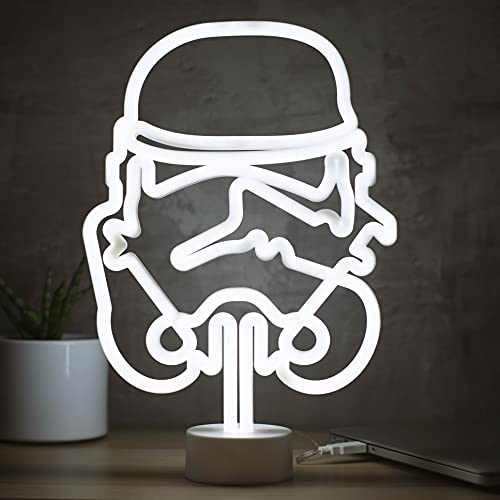 Original Stormtrooper Neon Tube Light LED Schild, weiß STMTRPTL von Thumbs Up