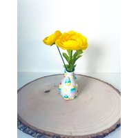 Pastell Regenbogen Keramik Vase/ Kleine Bunte Vase? Niedliche Vase von OriginalArtworksCK