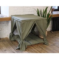 Hundehütte Open Pergola Luxus-Hundehütten, Große Hundehütte, Coole Indoor-Hundehütte, Tragbare Einzigartige Haustierbett von OriginalDogFurniture