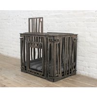 Hundekiste, Kleine Hundekiste Aus Holz, Indoor-Hundekiste, Kleiner Hundekäfig, Hundehütte Welpenhaus, Kleine Hundehütte, Bett von OriginalDogFurniture