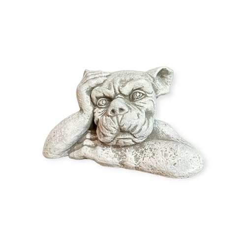 OriginalPaul Skulp & Betondesign Gargoyle Torwächter: Massiver Steinguss, 4,5kg, 16x28x14 cm, Frostsicher von OriginalPaul Skulp & Betondesign
