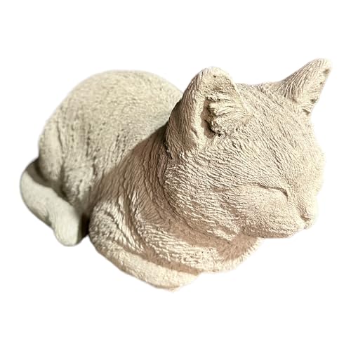 OriginalPaul Steinfigur Katze Mia für Garten und Terrasse aus frostsicherem Steinguss von OriginalPaul Skulp & Betondesign
