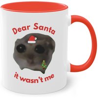 Sad Hamster Tasse Hamsti Dear Santa It Wasn't Me, Meme Tik Tok Viral Coffee Cup Gift, Geschenk Kaffeebecher Büro Just A Girl, Weihnachten Sad Hamster Tasse Hamsti Dear Santa It Wasn't Me, Meme Tik Tok Viral Coffee Cup Gift, Geschenk Kaffeebecher Büro Just A Girl, Weihnachten von OriginalVibesCo
