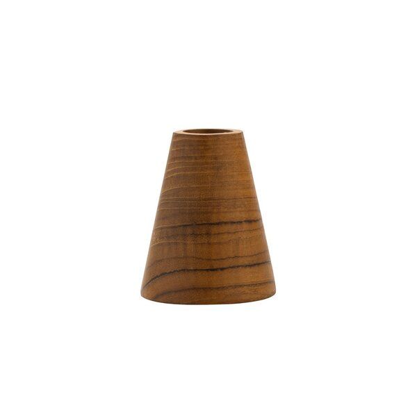 Originalhome Kerzenständer aus recyceltem Teakholz, Triangle, M von Originalhome