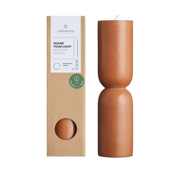 Originalhome Nachhaltiges Kerzengeschenk: Handgegossene vegane Designkerze - Organic L, Originalhome Nachhaltiges Kerzengeschenk: Handgegossene vegane Designkerze - Organic L, von Originalhome