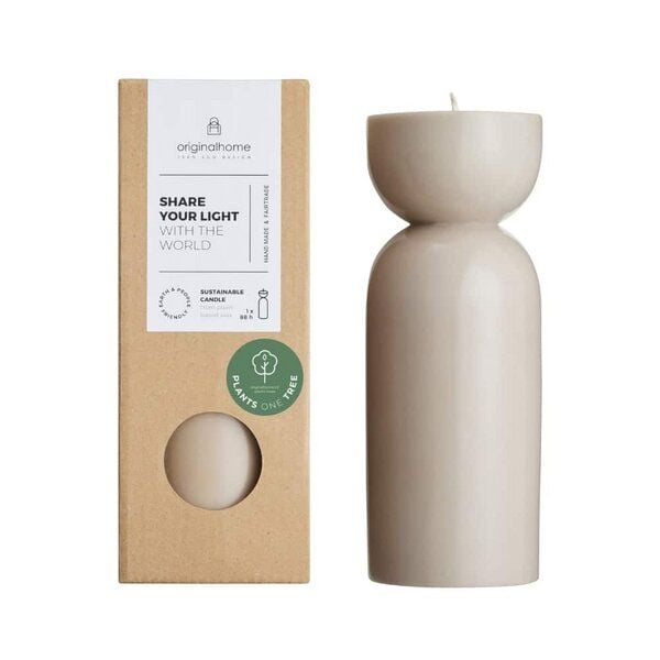 Originalhome Nachhaltiges Kerzengeschenk: Handgegossene vegane Designkerze - Organic M, Originalhome Nachhaltiges Kerzengeschenk: Handgegossene vegane Designkerze - Organic M, von Originalhome